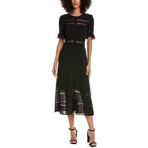 Jl Luxe Womens Midi Dress, Black